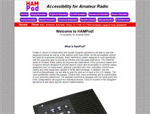 Tablet Screenshot of hampod.com